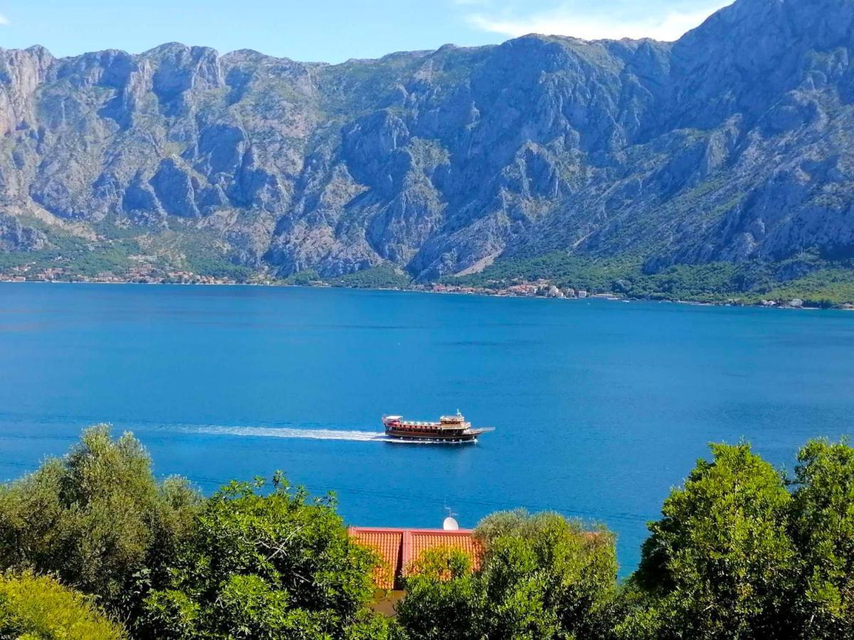 Bay Of Kotor View Apartment With Pool Prčanj エクステリア 写真